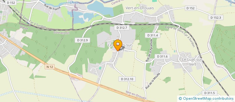 localisation de l'entreprise SCI LE CLOS FLEURI à VERT-EN-DROUAIS