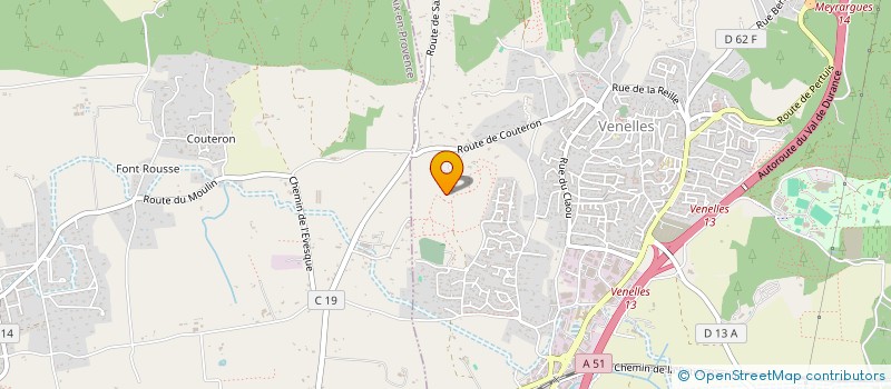 localisation de l'entreprise SCI LE CLOS FLORI  VENELLES