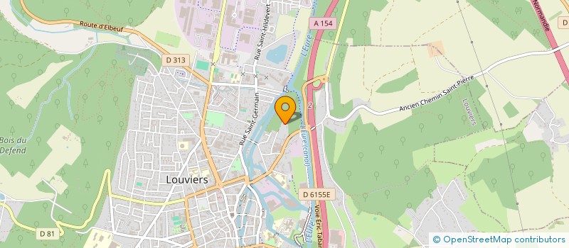 localisation de l'entreprise SCI LE CLOS GENETS à LOUVIERS