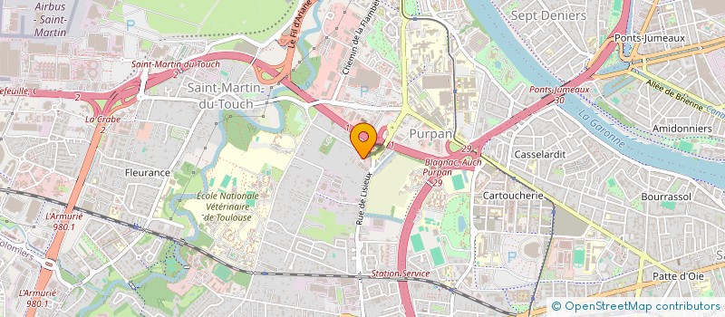 localisation de l'entreprise SCI LE CLOS HERMES à TOULOUSE