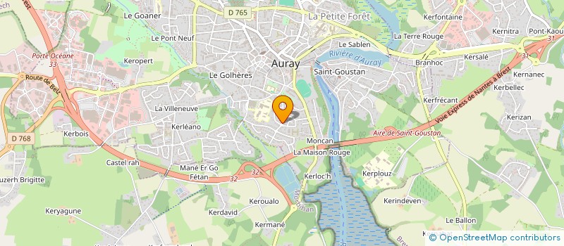 localisation de l'entreprise SCI LE CLOS HUBERT à AURAY