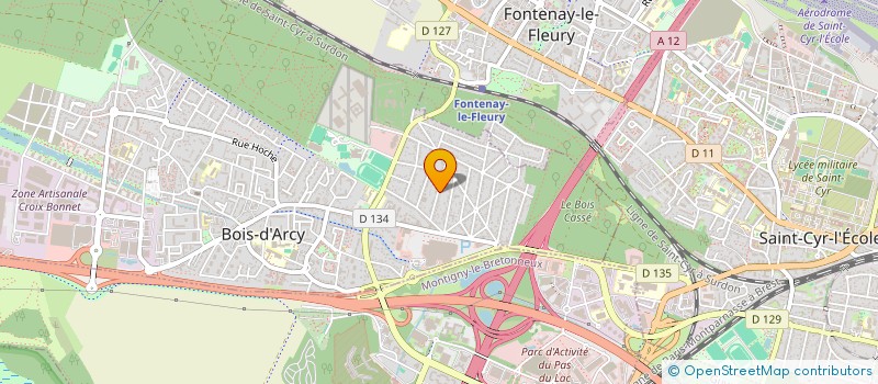 localisation de l'entreprise SCI LE CLOS JOLI  BOIS-D'ARCY