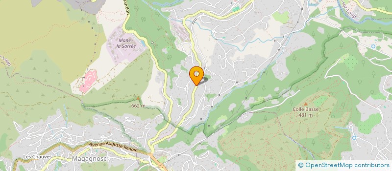 localisation de l'entreprise SCI LE CLOS LA FOUAN à LE BAR-SUR-LOUP