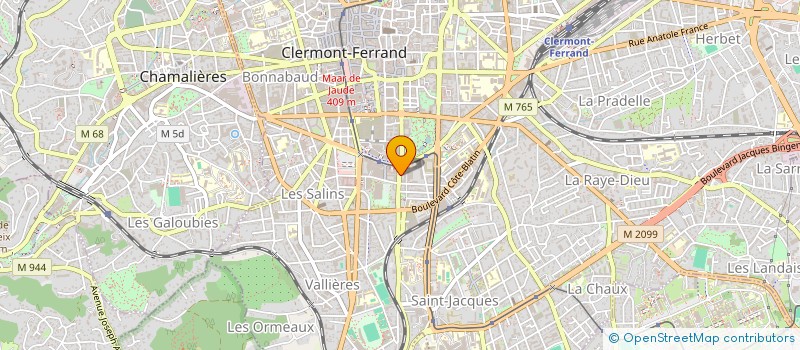 localisation de l'entreprise SCI LE CLOS LAVOISIER à CLERMONT-FERRAND