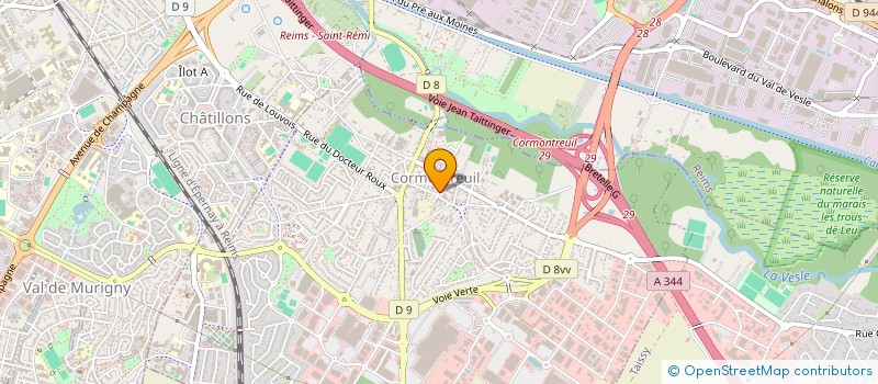 localisation de l'entreprise SCI LE CLOS MADELEINE  CORMONTREUIL