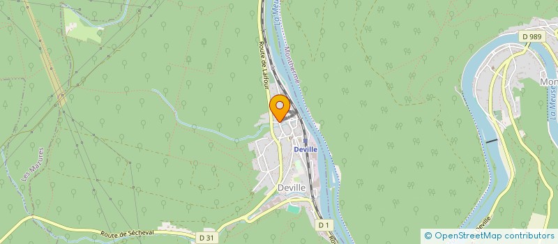 localisation de l'entreprise SCI  LE CLOS MALGACHE  MONTHERME