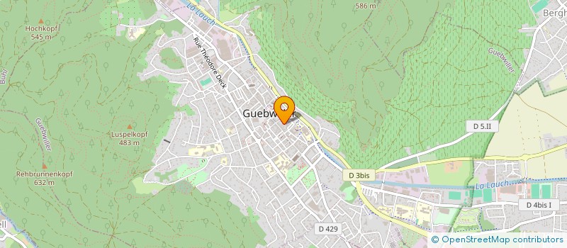 localisation de l'entreprise SCI LE CLOS MANSARD DE PULVERSHEIM  GUEBWILLER