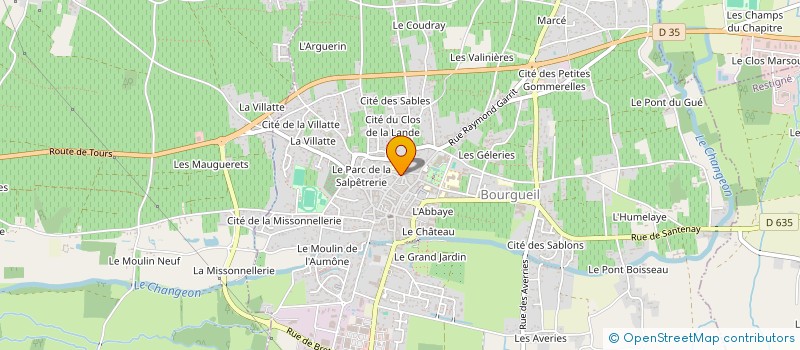 localisation de l'entreprise SCI LE CLOS MARSOUILLE à BOURGUEIL