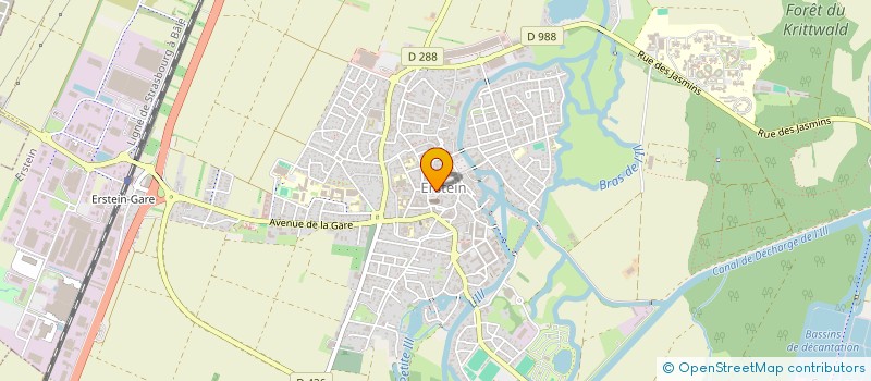 localisation de l'entreprise SCI LE CLOS MERCIERE  ERSTEIN