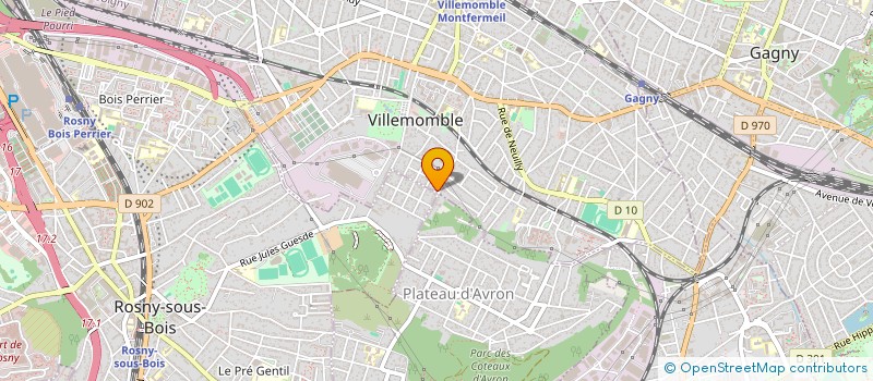 localisation de l'entreprise SCI  LE CLOS MOMBLOIS  VILLEMOMBLE
