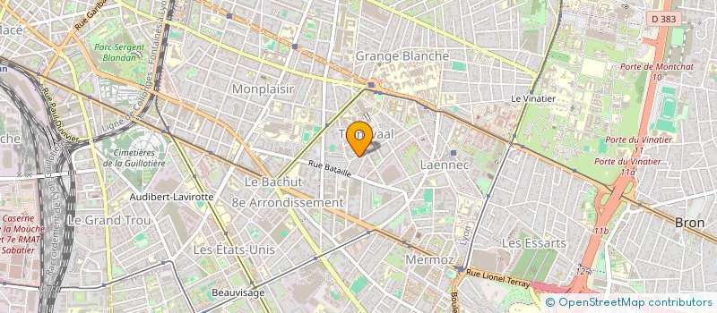 localisation de l'entreprise SCI LE CLOS MONTESQUIEU  LYON