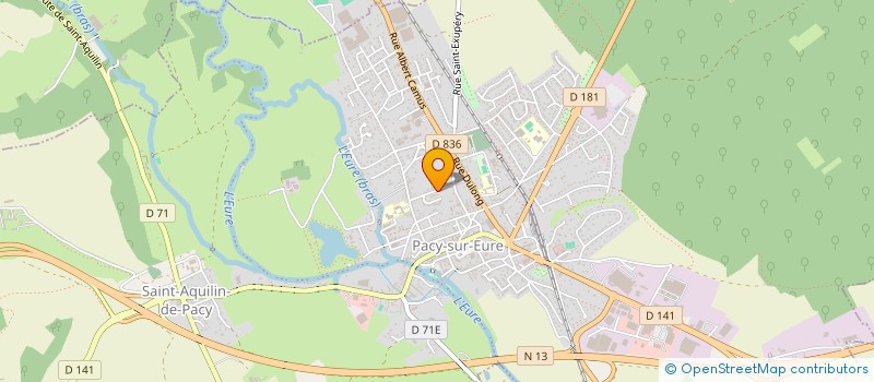 localisation de l'entreprise SCI LE CLOS MONTFERRAND à PACY-SUR-EURE