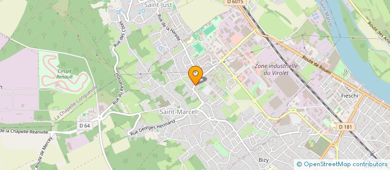 localisation de l'entreprise SCI LE CLOS NORMAND  SAINT-MARCEL