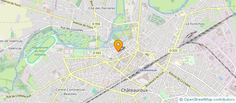 localisation de l'entreprise SCI LE CLOS NOTRE DAME à CHATEAUROUX
