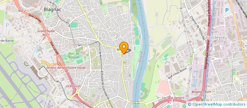 localisation de l'entreprise SCI LE CLOS PASTEUR  BLAGNAC