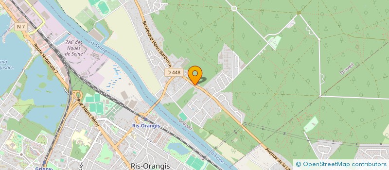 localisation de l'entreprise SCI LE CLOS PIQUET à DRAVEIL