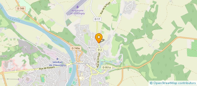 localisation de l'entreprise SCI LE CLOS RAGON à CHAUVIGNY
