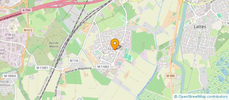 localisation de l'entreprise SCI LE CLOS RENEE à LATTES