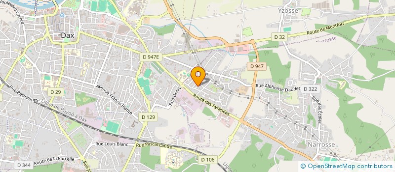 localisation de l'entreprise SCI LE CLOS RENEE  NARROSSE