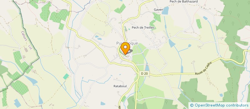 localisation de l'entreprise SCI LE CLOS SAINT AMANS  PUYLAROQUE