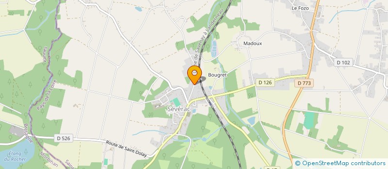 localisation de l'entreprise SCI LE CLOS SAINT-CONWOION  DREFFEAC