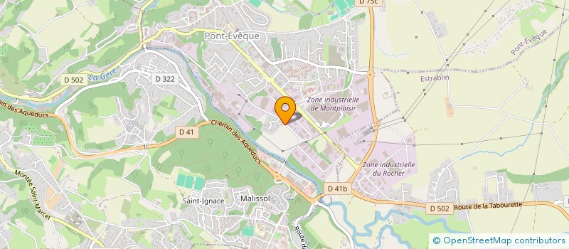 localisation de l'entreprise SCI LE CLOS SAINT IGNACE  PONT-EVEQUE