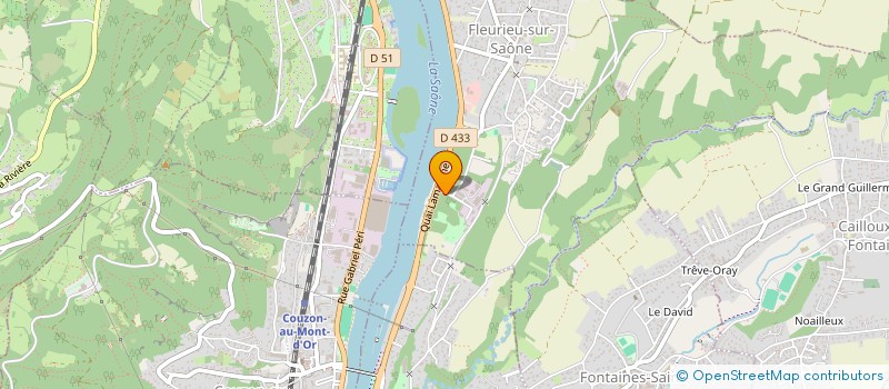 localisation de l'entreprise SCI LE CLOS SAINT LOUIS  FLEURIEU-SUR-SAONE