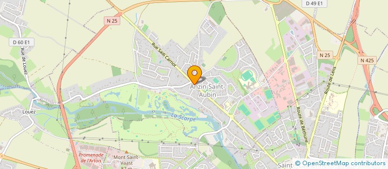 localisation de l'entreprise SCI LE CLOS SAINT MARTIN  ANZIN-SAINT-AUBIN