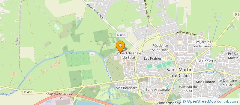 localisation de l'entreprise SCI LE CLOS SAINT MARTIN à SAINT-MARTIN-DE-CRAU