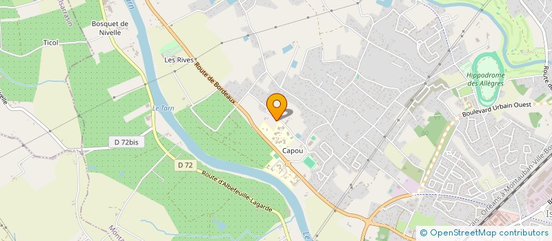 localisation de l'entreprise SCI LE CLOS SAINT MARTINS  MONTAUBAN