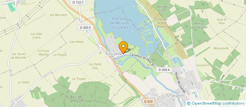 localisation de l'entreprise SCI LE CLOS SAINT NICOLAS à ECLUZELLES