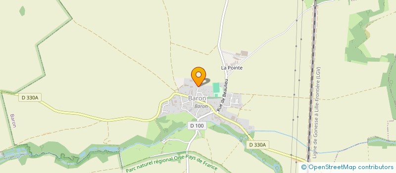 localisation de l'entreprise SCI LE CLOS SAINT YVES  BARON