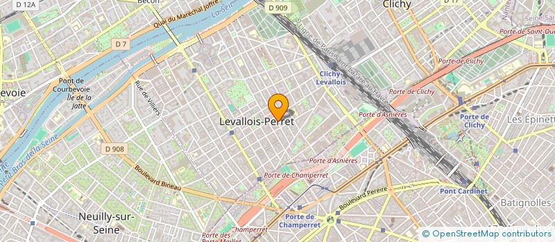 localisation de l'entreprise SCI LE CLOS SAINTE PHILOMENE à LEVALLOIS-PERRET