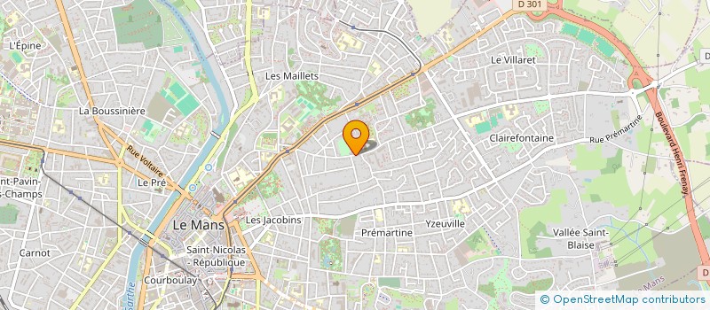 localisation de l'entreprise SCI LE CLOS ST ALDRIC  LE MANS