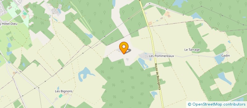 localisation de l'entreprise SCI LE CLOS ST CLAIR  LA FERTE-SAINT-CYR