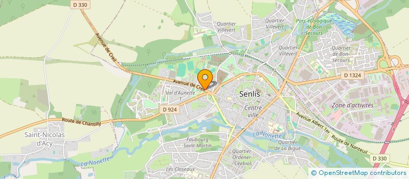 localisation de l'entreprise SCI LE CLOS ST MEDARD à SENLIS