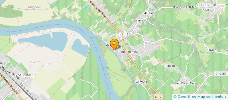 localisation de l'entreprise SCI LE CLOSEAU  PAILLET