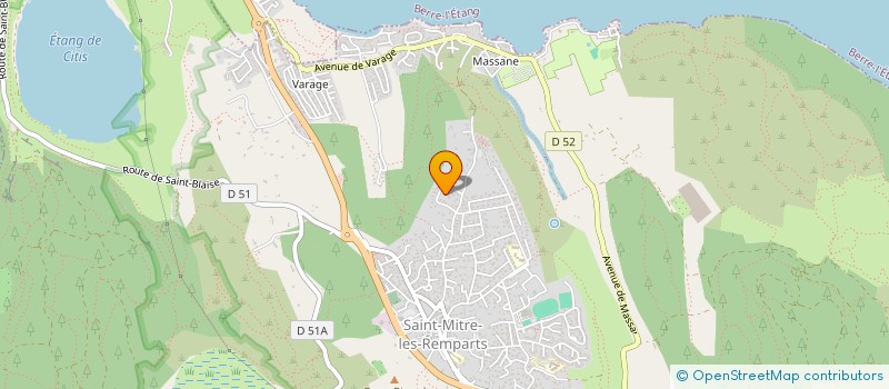 localisation de l'entreprise SCI LE CLOSELET  SAINT-MITRE-LES-REMPARTS