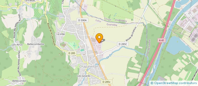 localisation de l'entreprise SCI LE CLOSY  CHAPAREILLAN