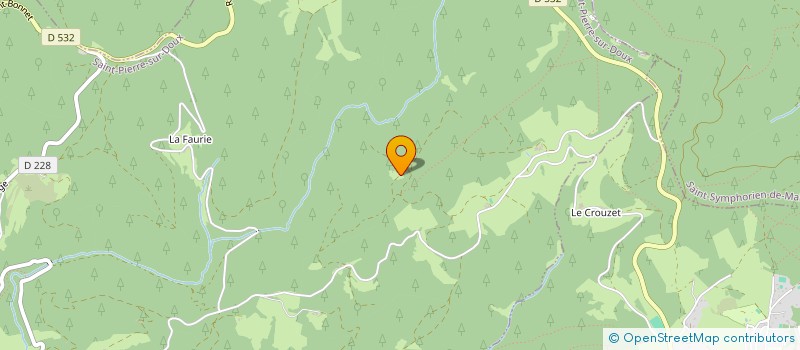 localisation de l'entreprise SCI LE CLOT DU CHAIX  LALOUVESC