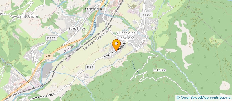 localisation de l'entreprise SCI LE CLOTTET  VILLAR-SAINT-PANCRACE