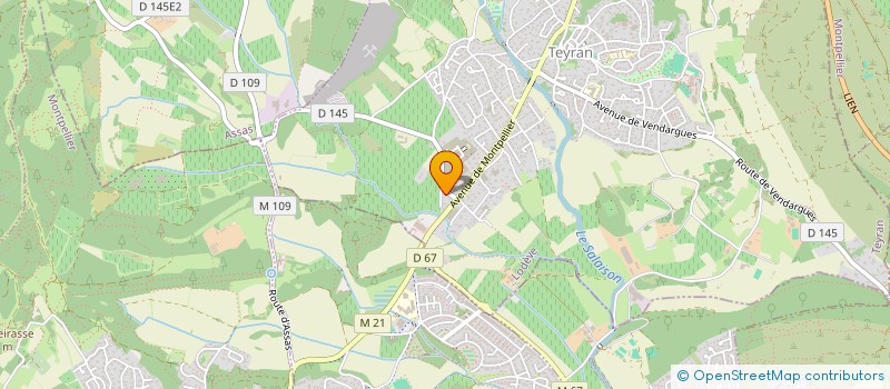 localisation de l'entreprise SCI LE CLUB 24  TEYRAN