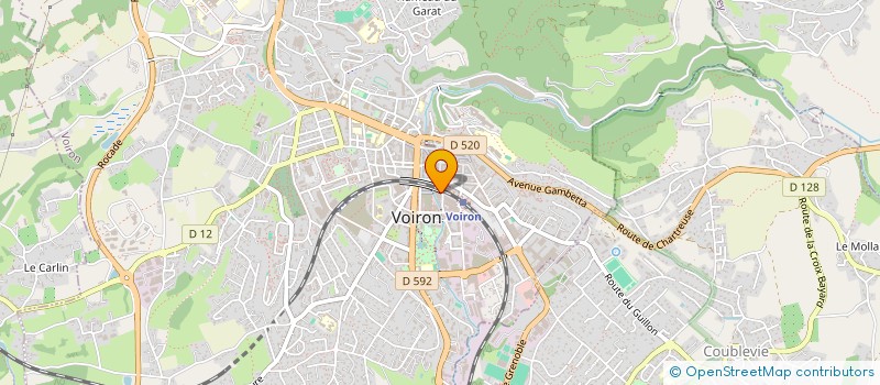 localisation de l'entreprise SCI LE CLUB à VOIRON