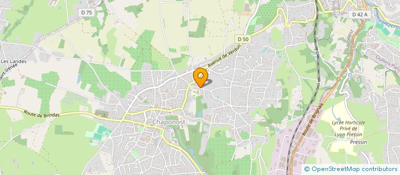 localisation de l'entreprise SCI LE CLUB 55  CHAPONOST