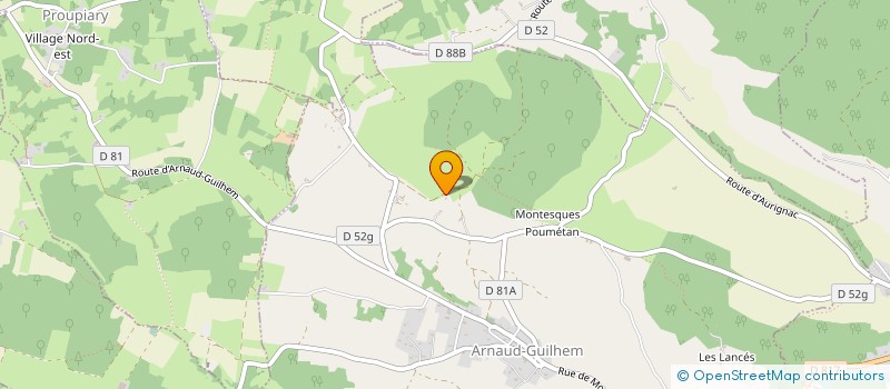 localisation de l'entreprise SCI LE CLUB DES 5  ARNAUD-GUILHEM