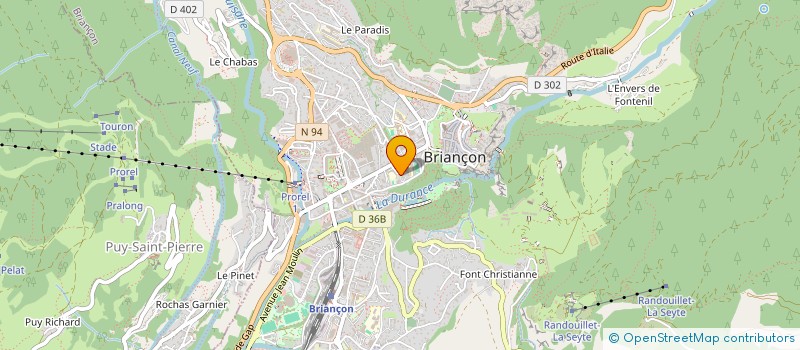 localisation de l'entreprise SCI LE CLUB DES 5 à BRIANCON