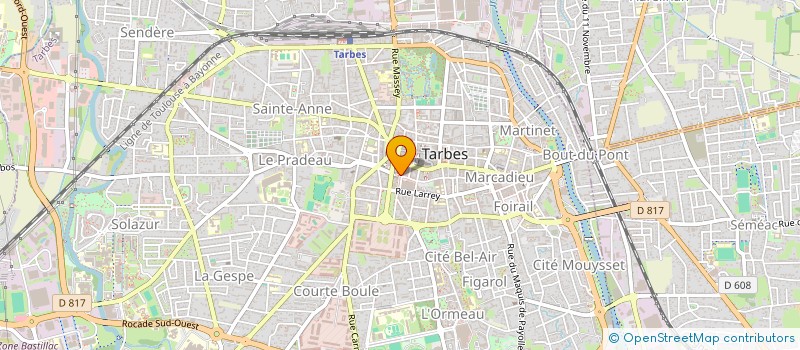 localisation de l'entreprise SCI LE CLUNY  TARBES