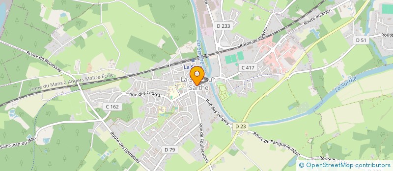 localisation de l'entreprise SCI LE COCHON ROSE  LA SUZE-SUR-SARTHE