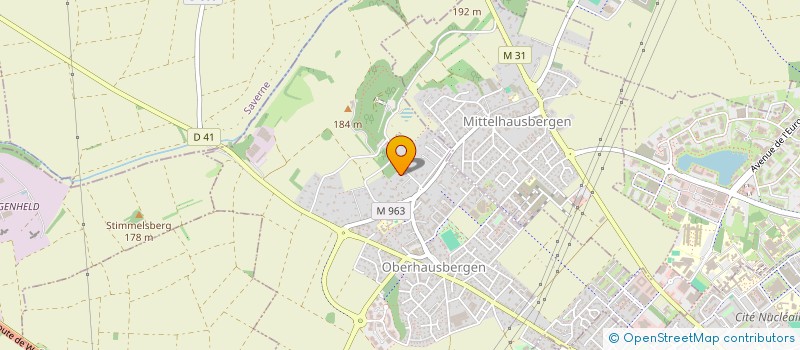 localisation de l'entreprise SCI LE COCON  OBERHAUSBERGEN