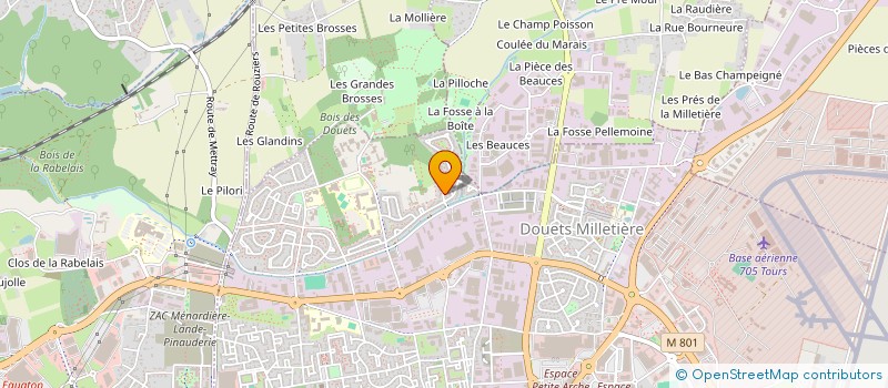 localisation de l'entreprise SCI LE CODE IMMOBILIER  TOURS